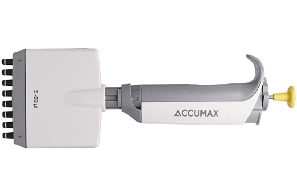 Accumax FABマニュアルピペット　8チャンネル　5-50uL