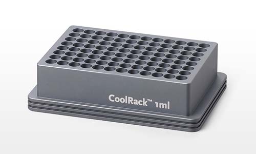 CoolRack 96x1ml 2Dサンプル保存チューブx96本 グレー