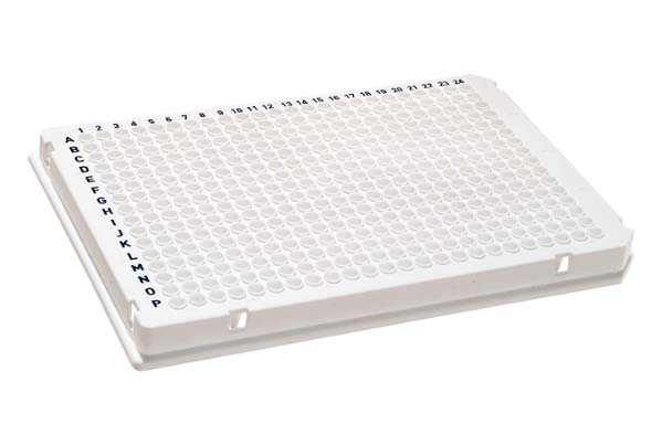 384ウェル PCRプレート 切り込み A24/P24 ホワイト