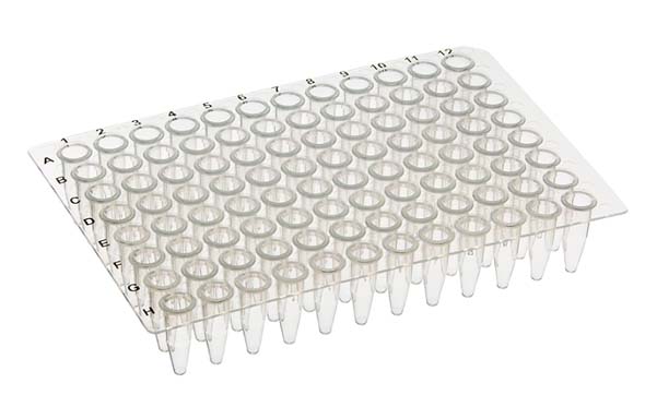 96ウェル PCRプレート 切断可能 クリア