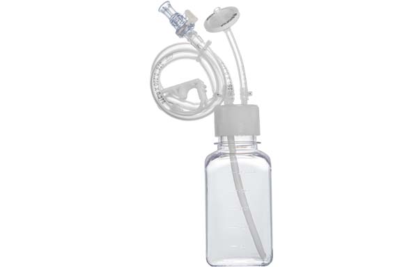 メディアボトル用クローズドステム　250ｍL　2ポート　1/4"" ID, 7/16"" OD,60cm　ヒートシールコネクター