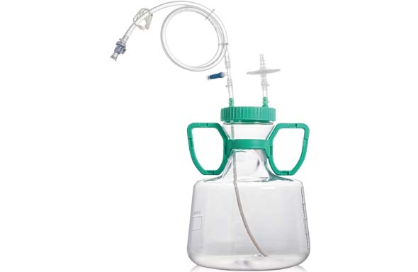 三角フラスコ用クローズドシステム　5000mL  1/4”ID, 7/16”OD, 50cm　ヒートシールコネクター