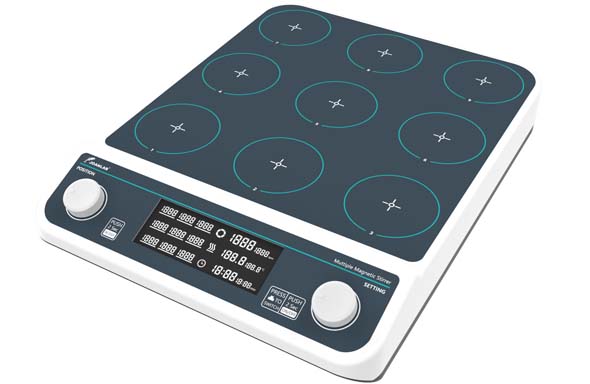 MMS9 PROマグネチックスターラ　9ポート　500mLx9