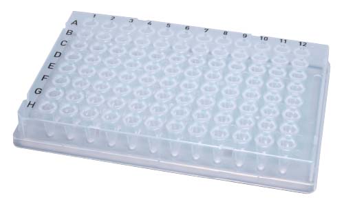 PCRプレート 96well フルスカート 0.2ml ナチュラル