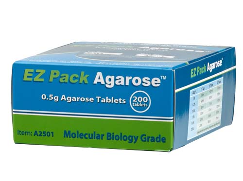 EZ Pack(TM) アガロース タブレット, pack of 200 tablets (100g)