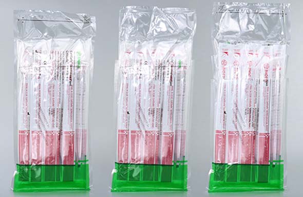 CellSafeプラスチックピペット 10mL(先端接合) プラ/プラ包装 個装 トリプルバッグ