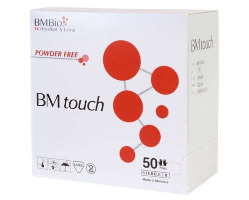 【OUTLET】BM touch 天然ラテックスグローブ 滅菌済み 6.0