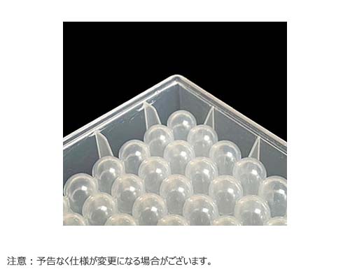 【OUTLET】96well ディープウエルプレート, ポリプロピレン, 1.1 mL, Clear, 丸底, 丸穴