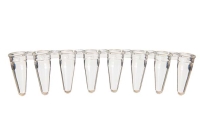 8連PCRチューブ ロープロファイル 0.1ml ホワイト