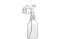 メディアボトル用クローズドステム　500ｍL　2ポート　1/4"" ID, 3/8"" OD,60cm　ルアーロック（メス）コネクター