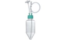 遠心ボトル用クローズドシステム 250mL 1/8"" ID, 1/4"" OD,50cm ルアーロック(オス)コネクター
