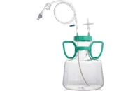 三角フラスコ用クローズドシステム　5000mL  1/4”ID, 7/16”OD, 50cm　ヒートシールコネクター