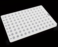 96ウェルPCRプレート　0.1mL　ホワイト