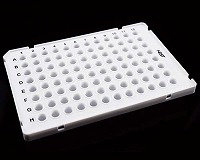 96ウェルPCRプレート　0.1mL　セミスカート 　ホワイト