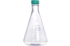 大容量三角フラスコ　2000ｍL　平底　PC　プラグシールキャップ