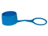 CAP WITH 0-RING & LOOP, BLUE