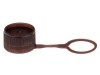 CAP WITH 0-RING & LOOP, OPAQUE BROWN
