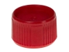 CAP WITH LIP SEAL RED