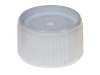 CAP WITH LIP SEAL WHITE